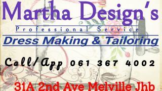 dressmaking and tailoring courses johannesburg Martha Designs