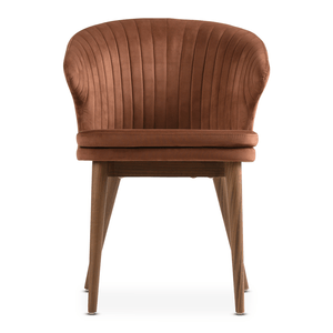 shell dining chair velvet