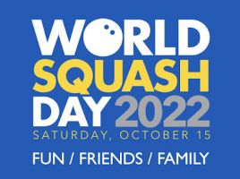 Its World Squash day on the 15th October. Click the logo to see what others around the world are doing and lets grow the sport again.